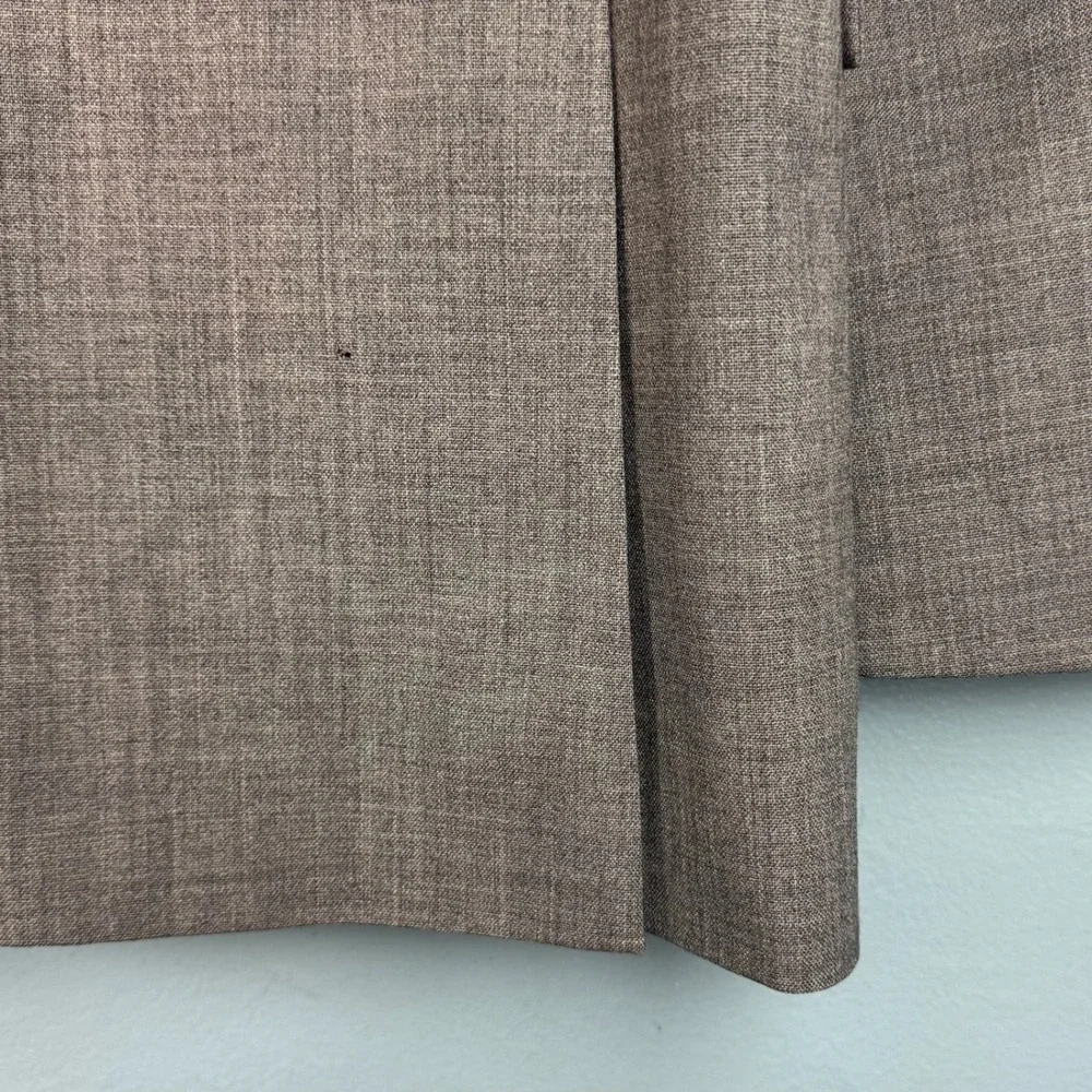 J. Crew Thompson Mens 38 Reg Gray Two Button Wool Blend Blazer Sport Coat FLAW